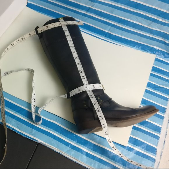 Frye GENUINE LEATHER COUNTRY ENGLISHWOMAN TALL FULL ZIP RIDING BOOT 8.5US/6.5UK - Picture 8 of 13